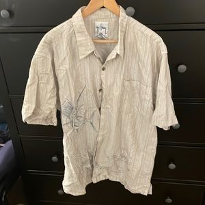 Guy Harvey button down cabana shirt